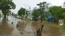 Fuertes lluvias ocasionaron inundaciones en Puerto La Cruz, Anzoátegui