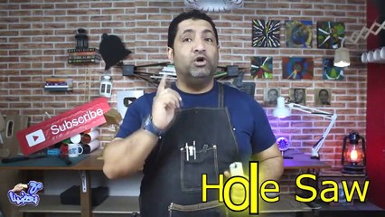 فيديو كل يوم ( 8 ) _ مشكلة حرق الخشب بالبونطة الكباية Hole saw
