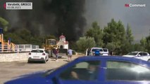 Grêce : Un nouvel incendie se propage près d'Athènes