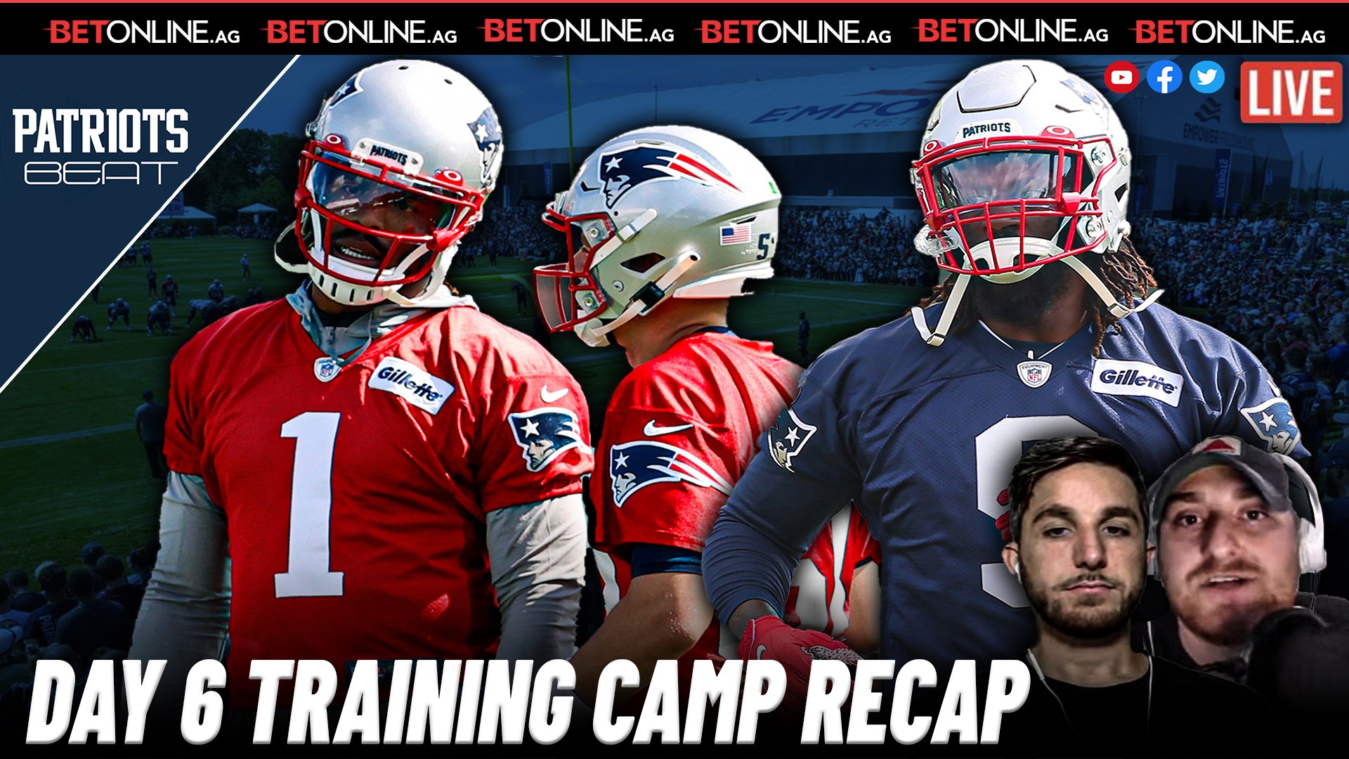 LIVE Patriots Beat: Day 6 Training Camp Recap 