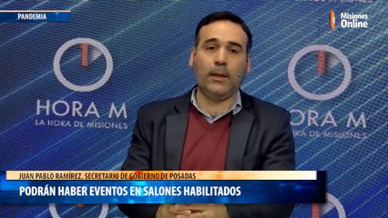 Podrán haber eventos en salones habilitados