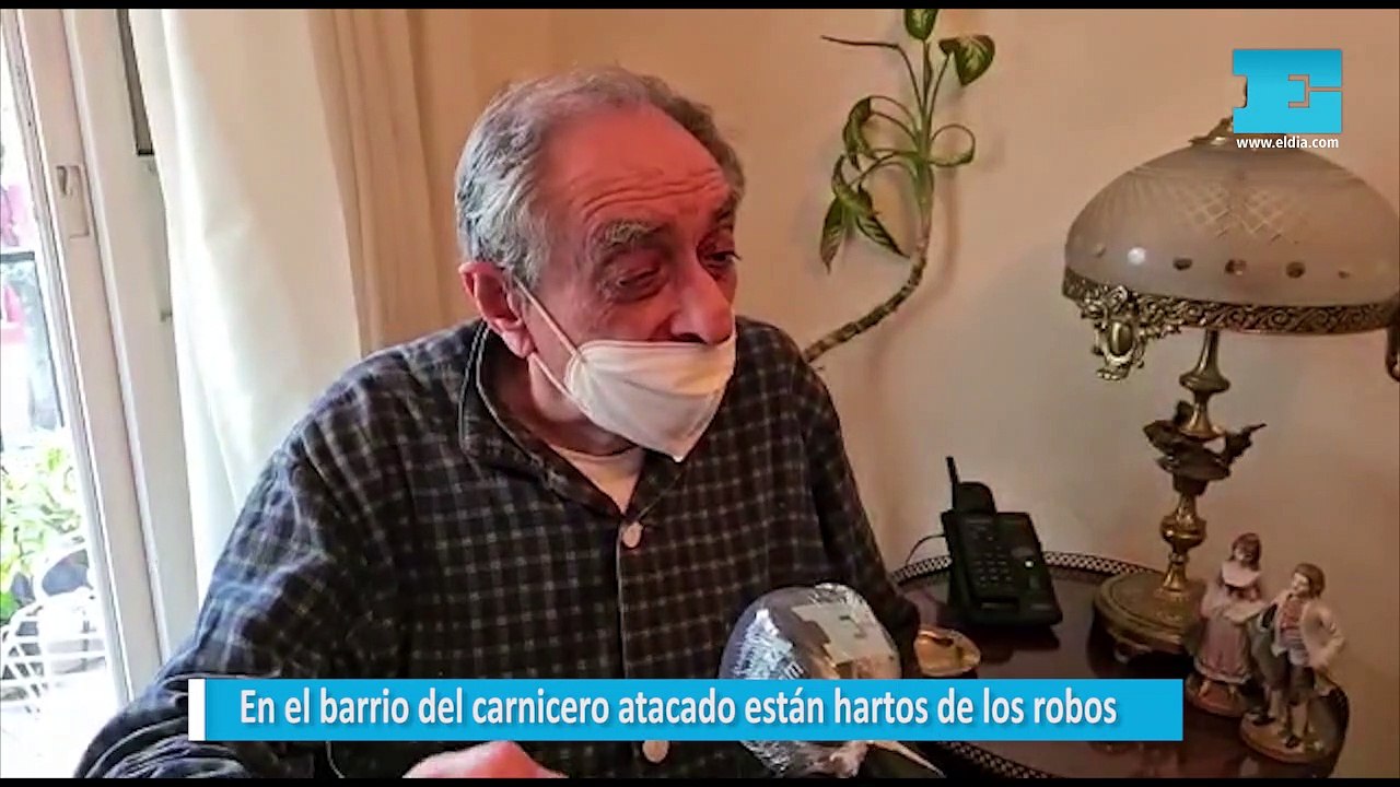 En el barrio del carnicero atacado están hartos de los robos