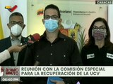 Avanzan los trabajos de recuperación de la UCV tras el abandono de sus autoridades rectorales