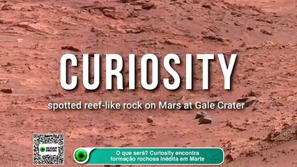 O que será Curiosity encontra formação rochosa inédita em Marte