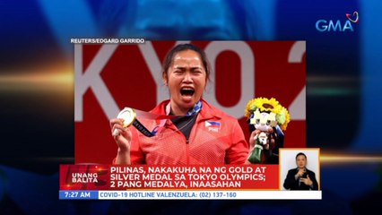 Pilipinas, nakakuha na ng gold at silver medal sa Tokyo Olympics | UB