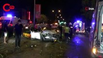 İzmir’de polis aracı ile otomobil çarpıştı: 1 şehit, 1'i polis 4 yaralı