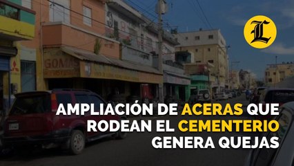 Ampliación de aceras que rodean el cementerio genera quejas