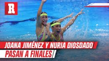 Nuria Diosdado y Joana Jiménez ganaron su pase a la final de nado sincronizado