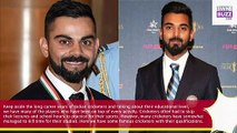 Virat Kohli To KL Rahul Take A Look At Educational Qualifications Of These Cricketers