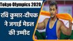 Wrestler Ravi Kumar Dahiya, Deepak Punia enters semifinal | वनइंडिया हिंदी