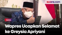 Ucapkan Selamat, Ma'ruf Amin Video Call dengan Greysia/Apriyani
