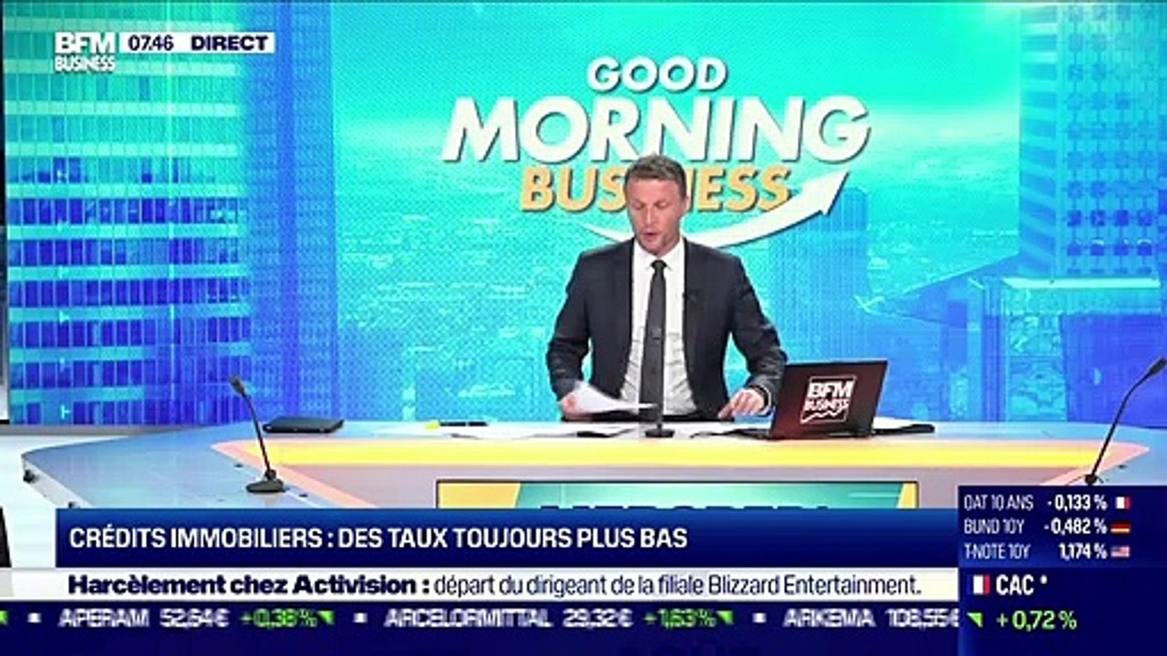 Maël Bernier (Meilleurtaux): Crédits immobiliers, des taux toujours plus bas - 04/08