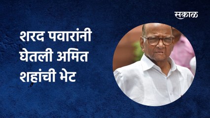 Sharad Pawar met Amit Shah | शरद पवारांनी घेतली अमित शहांची भेट