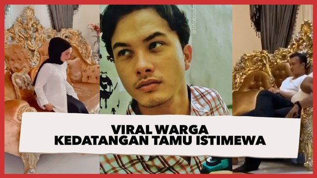 Viral Video Warga Kedatangan Tamu Istimewa, Publik: Bikin Bolak Balik Kasih Minum