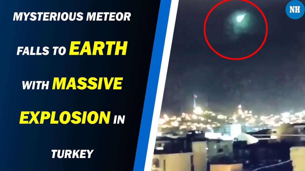 Mysterious Meteor Falls to Earth With Massive Explosion in Turkey, Turns Sky Green | Watch