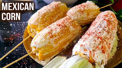 Mexican Corn On The Cob | How To Cook Corn On The Cob | Street Style Mexican Elote | Varun