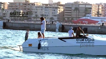 Gelete nieto vuelve a puerto tras recordar a su padre en alta mar