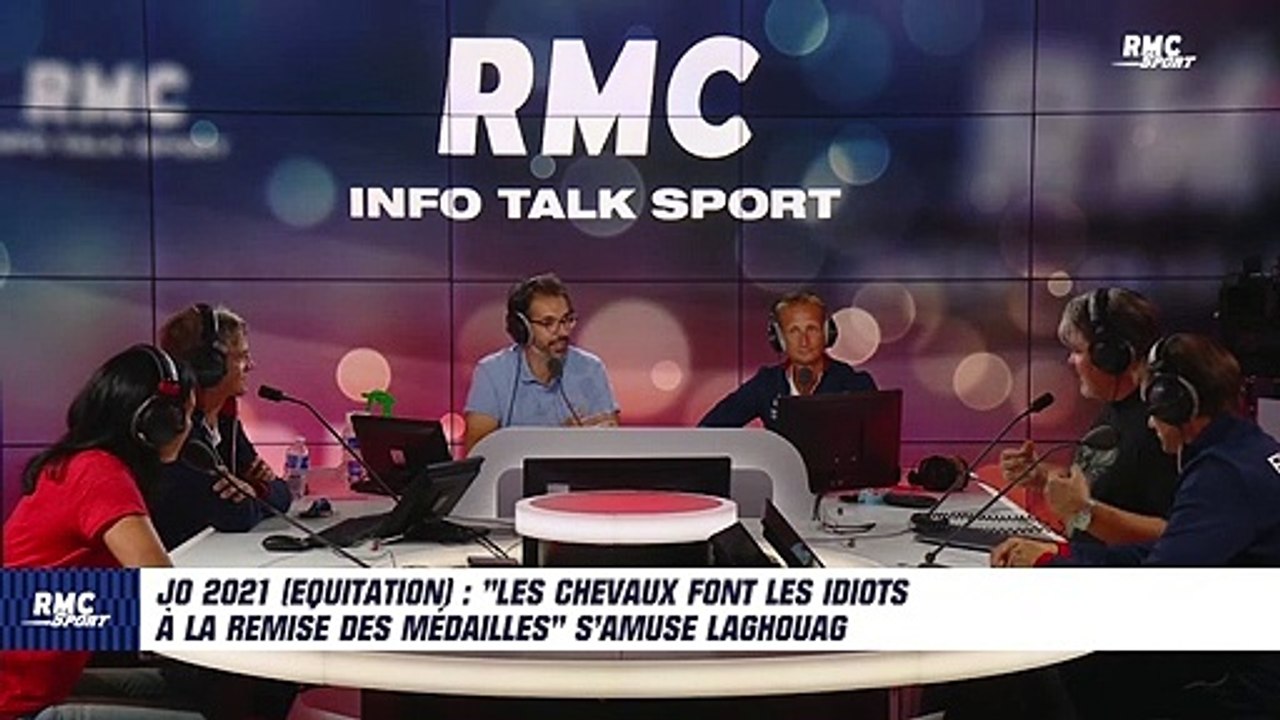 JO 2021 (Equitation) : "Les chevaux font les idiots à la remise des médailles" s'amuse Laghouag