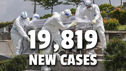 Another record: 19,819 new Covid-19 cases