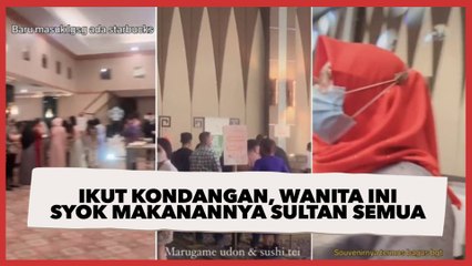 Ikut Mama Kondangan ke Nikahan Anak Bosnya, Syok Makanannya Sultan Semua