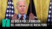 Joe Biden pide la dimisión del gobernador de Nueva York, Andrew Cuomo