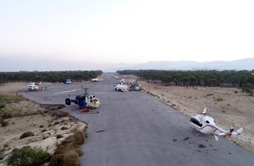 Son dakika haber... Hava araçları yangınları söndürmek için sabahın ilk ışıklarıyla havalanıp gün batımında piste dönüyor (1)