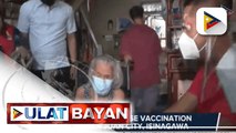 Mga volunteer para sa ilulunsad na 24/7 vaccination ng Maynila, sumailalim sa orientation habang nagsagawa ng home vaccination sa San Juan City para sa mga bed-ridden na residente