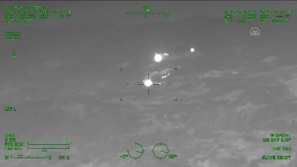 Kavaklıdere bölgesindeki orman yangını Bayraktar İHA tarafından görüntülendi