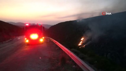 - Söndürme ve soğutma çalışması sürüyor- Çalışmalar gece boyunca sürdü
