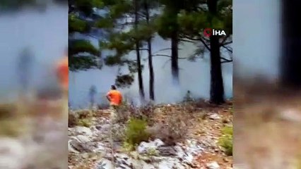 Siirt itfaiyesi yangın bölgesinde