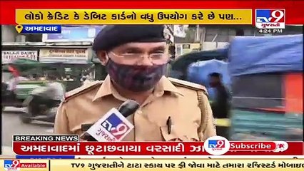 Amdavadis resort to cash despite traffic Police going digital to collect penalty _ TV9News