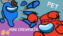 10 Among us Animation Mini Crewmate(pet) #4 feeze 어몽어스 애니메이션 미니크루원 4화 격돌