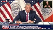 NYC mayor announces vaccine proof for many indoor settings _ LiveNOW from FOX