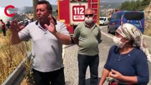 Yangın yerinde köylüden Erdoğan'a isyan: Bize su vereceğine çay atıyor! Nasıl başkan bu