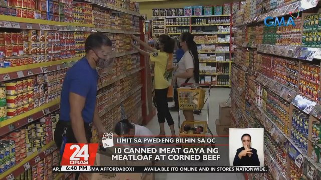 Utos ng QC LGU sa mga grocery at supermarket, limitahan ang mga pwedeng bilhing produkto ng mga customer sa panahon ng ECQ | 24 Oras