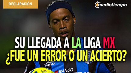 Ronaldinho, fracaso o éxito en la Liga Mx