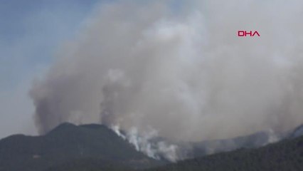 Son dakika haber... YANGIN EYNİF OVASI'NA İLERLİYOR