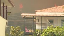 Son dakika haber: Türkevleri mahallesi ve Kemerköy Termik Santrali'ne yaklaşan yangını söndürme çalışmaları devam ediyor