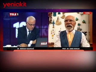 Bakın şu Emre Kongar hokkabazına! Tele1 ekranlarında beyin yakan konuşma