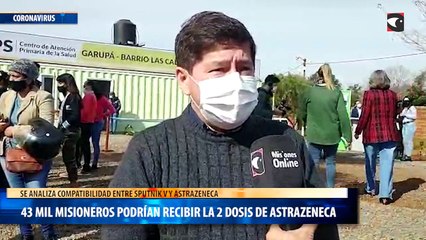 43 Mil misioneros podrían recibir la 2 dosis de AstraZeneca