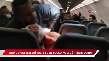 ABD'de uçakta ilginç anlar