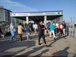 Mesai saatinin bitimiyle trafikte yoğunluk oluştu