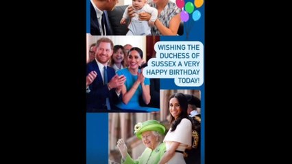 Télécharger la video: Meghan Markle a 40 ans - la famille royale souhaite un joyeux anniversaire à la duchesse de sussex