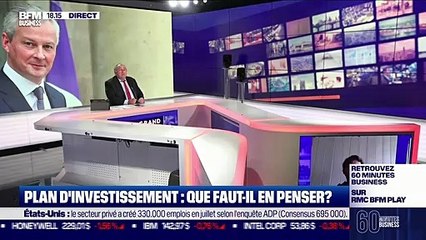 Vincent Charlet (La Fabrique de l'industrie) : Plan d'investissement, que faut-il en penser ? - 04/08