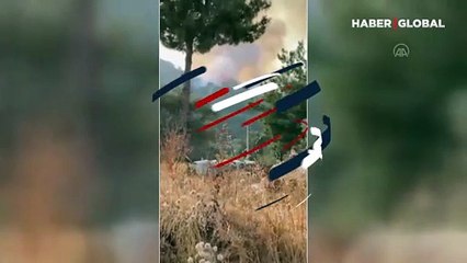 Muğla'nın Seydikemer ilçesinde orman yangını çıktı