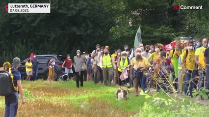 Cadena humana contra el carbón