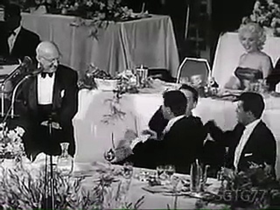 Marilyn Monroe Rare Footage - With Dean Martin And Jerry Lewis 1955