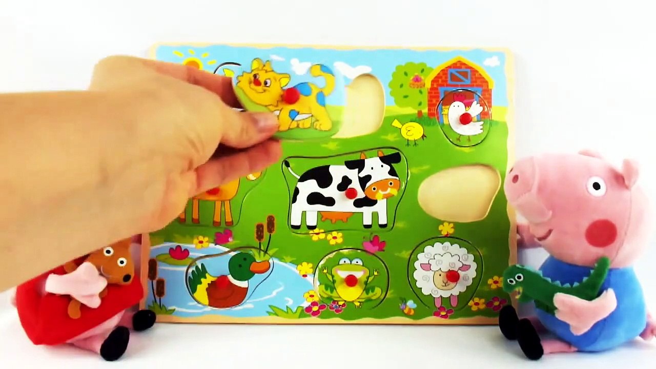 Peppa Wutz und die Tiere vom Bauernhof   Lernvideo für Kinder