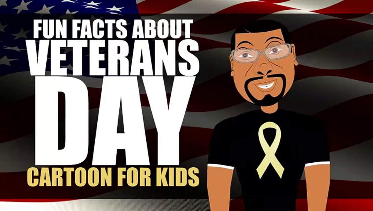 Veterans Day for Kids Cartoon! Learn Fun Facts about Veterans Day for Elementary Students