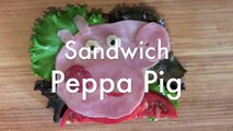 Sandwich Peppa Pig - Recetas para niños